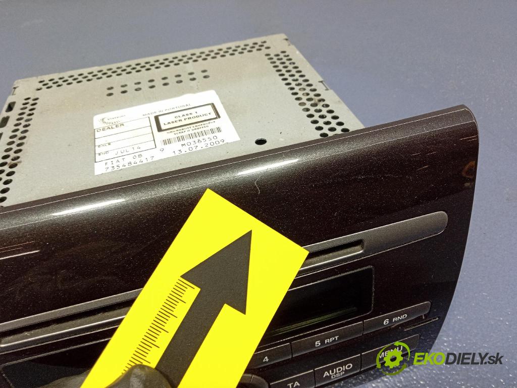Fiat Bravo 2009 Radio I Navigácia: 735484417