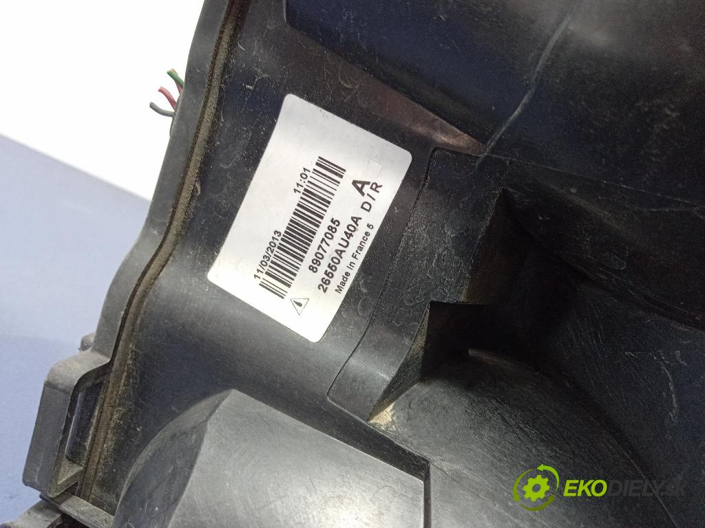 Nissan Primera 2007 svetlo / reflektor zad Prava: Vonkajsia: 89077085