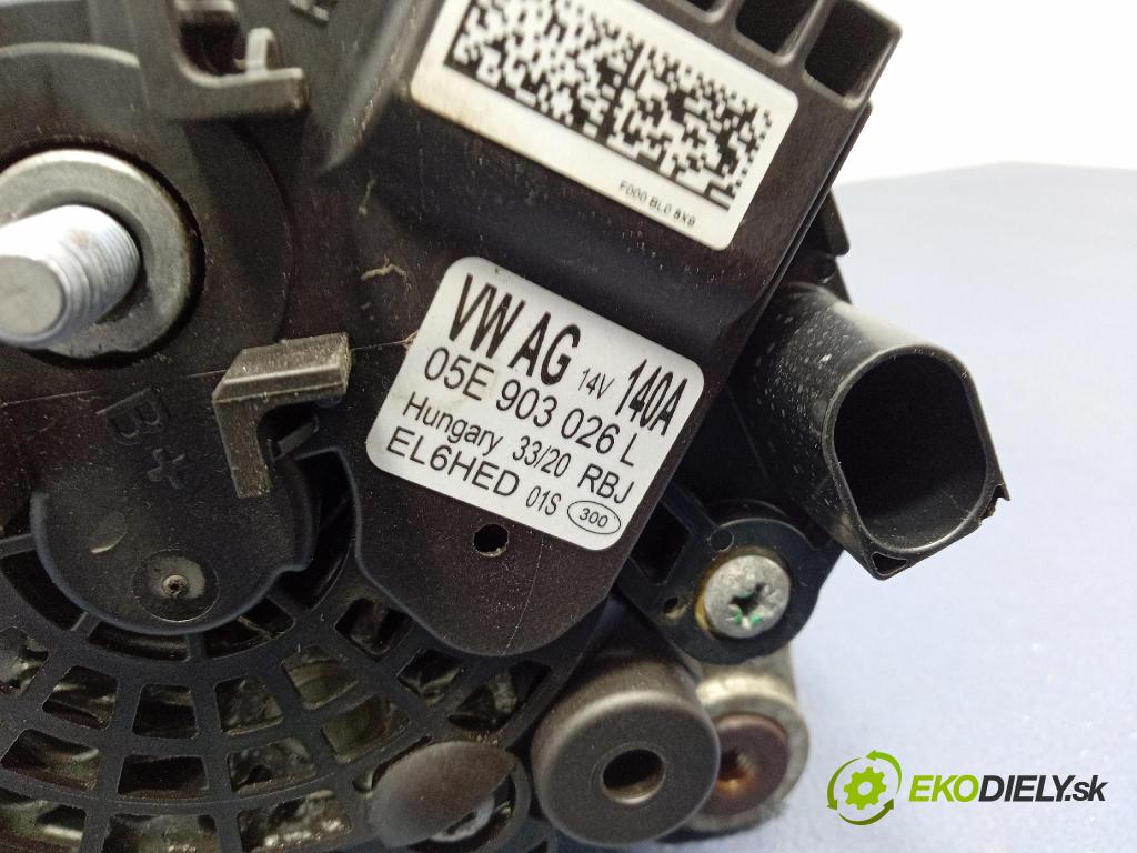 Skoda Octavia 2020 Alternator 05E903026L
