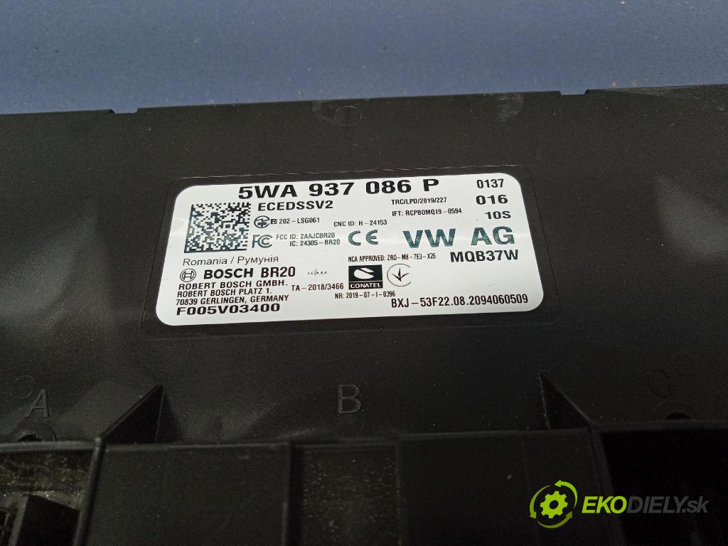 Skoda Octavia 2020 riadiaca jednotka Komfortu 5WA937086P