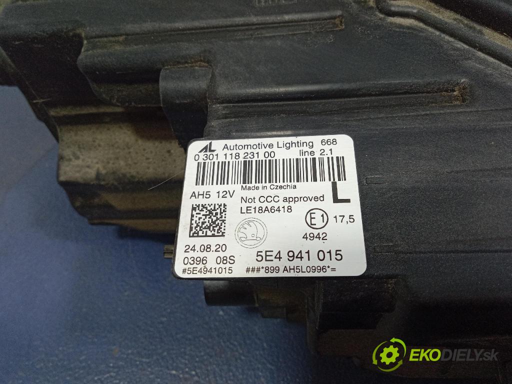 Skoda Octavia 2020 světlo Levý: 5E4941015