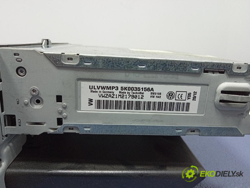 Vw Golf 2012 Radio I Navigácia: 5K0035156A