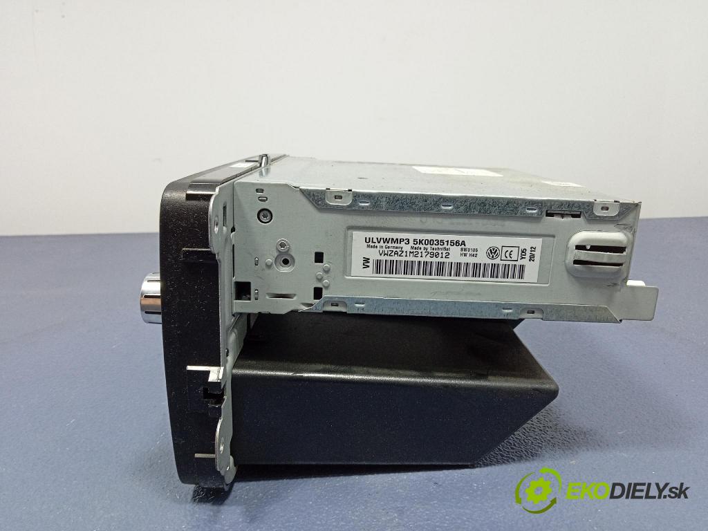 Vw Golf 2012 Radio I Navigácia: 5K0035156A