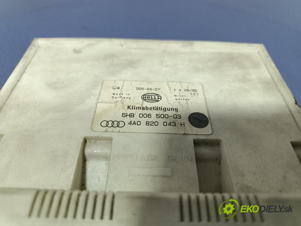 Audi A6 1996 prepínač Klimatizácia: Prúd vzduchu: 4A0820043H
