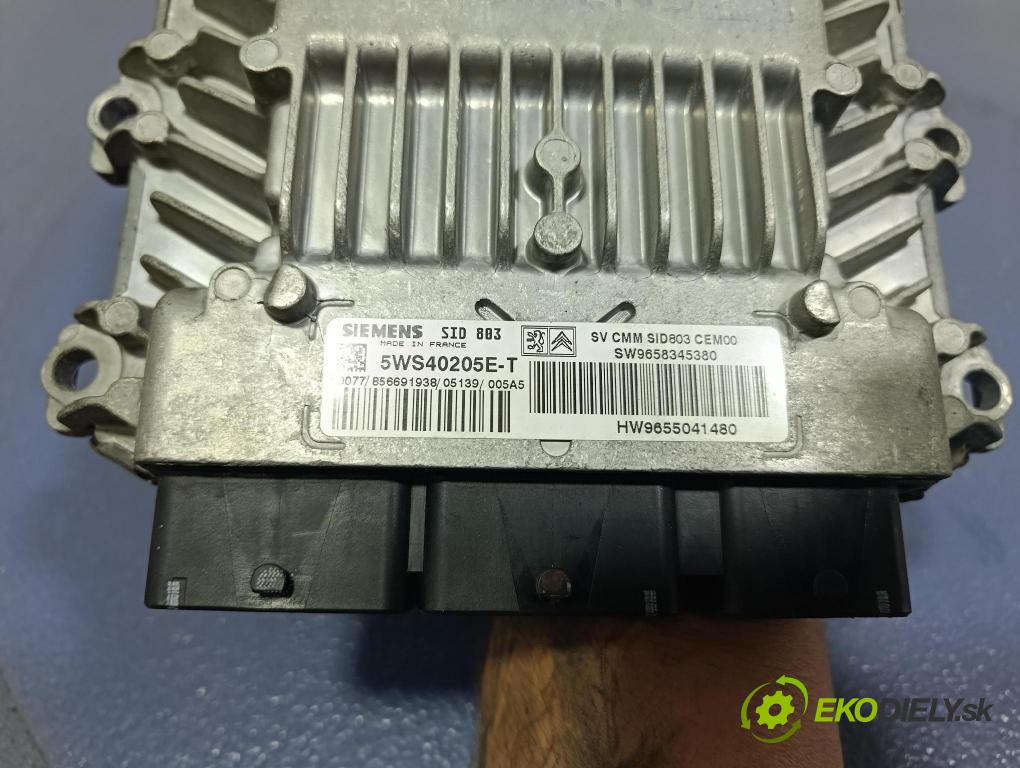 Peugeot 407 2005 riadiaca jednotka Motor: 9658345380