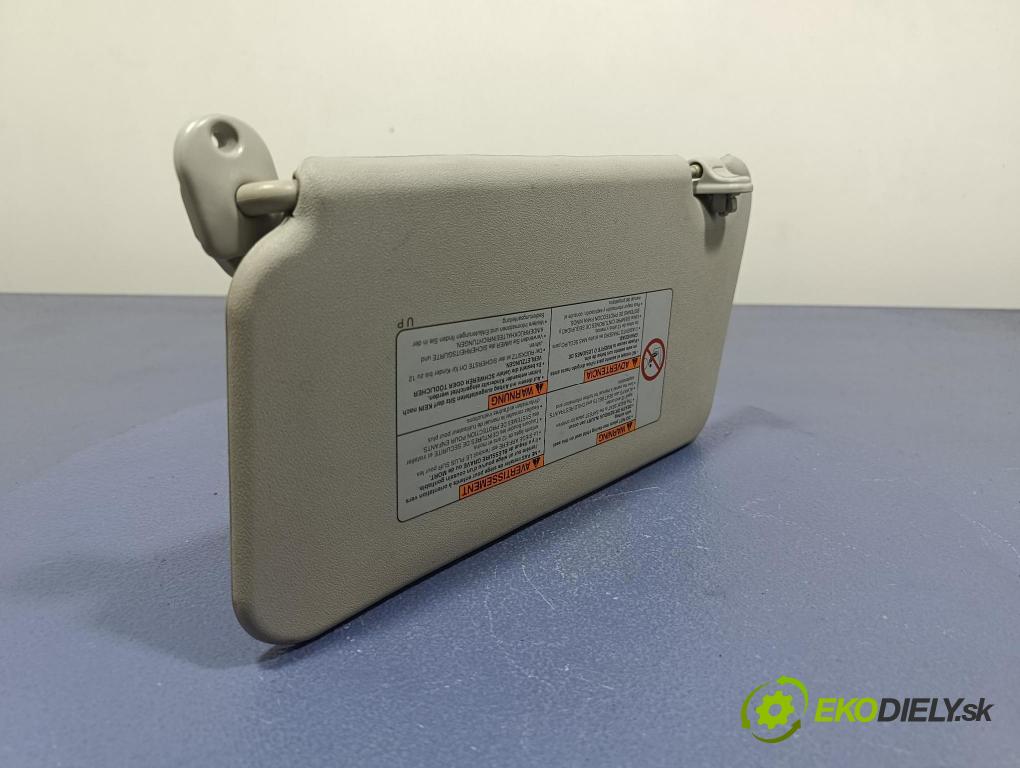 Toyota Avensis 2004 kryt slnečná clona