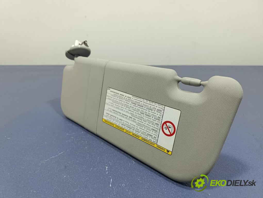 Toyota Auris 2007 kryt slnečná clona 