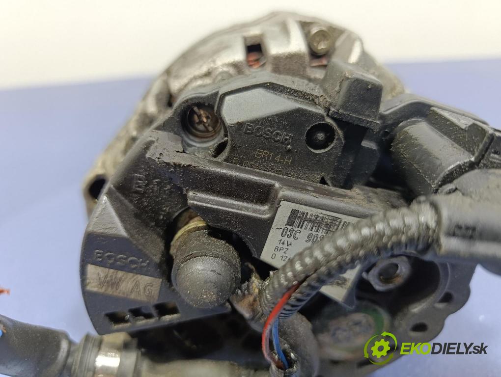 Vw Golf 2008 Alternator 03C903023D