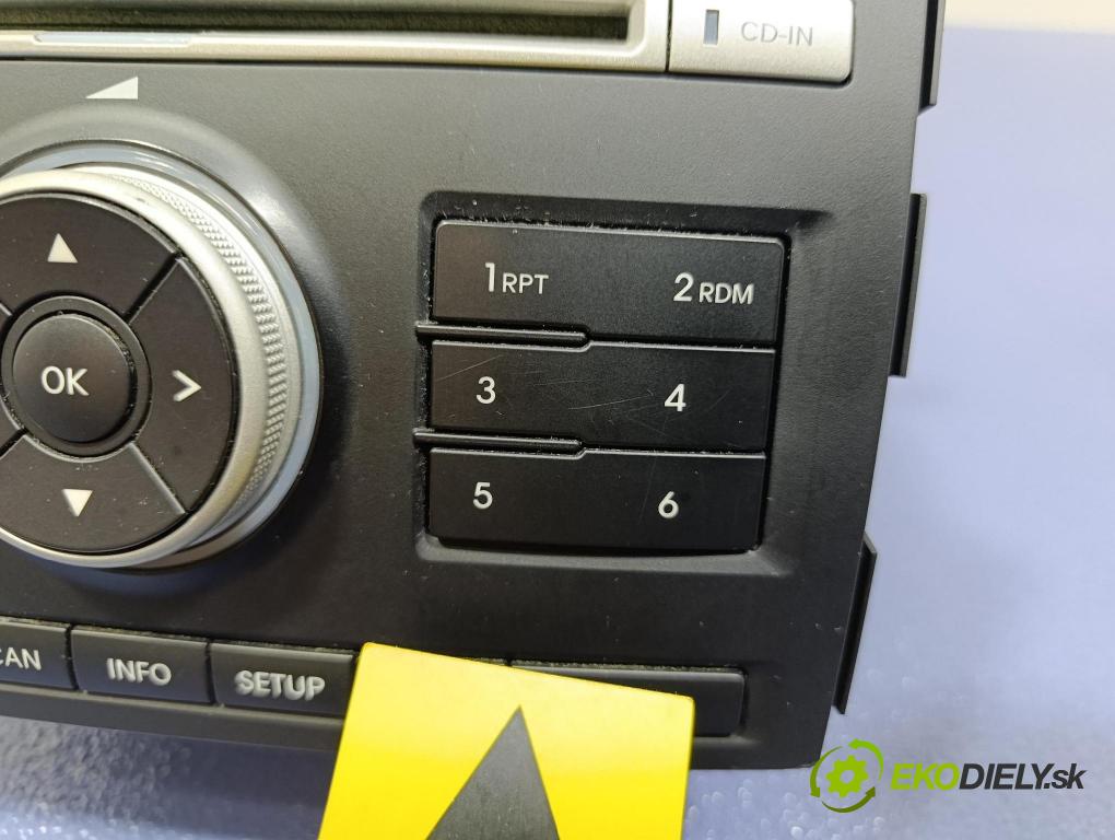 Kia Ceed 2010 Radio I Navigácia: 96160-1H050