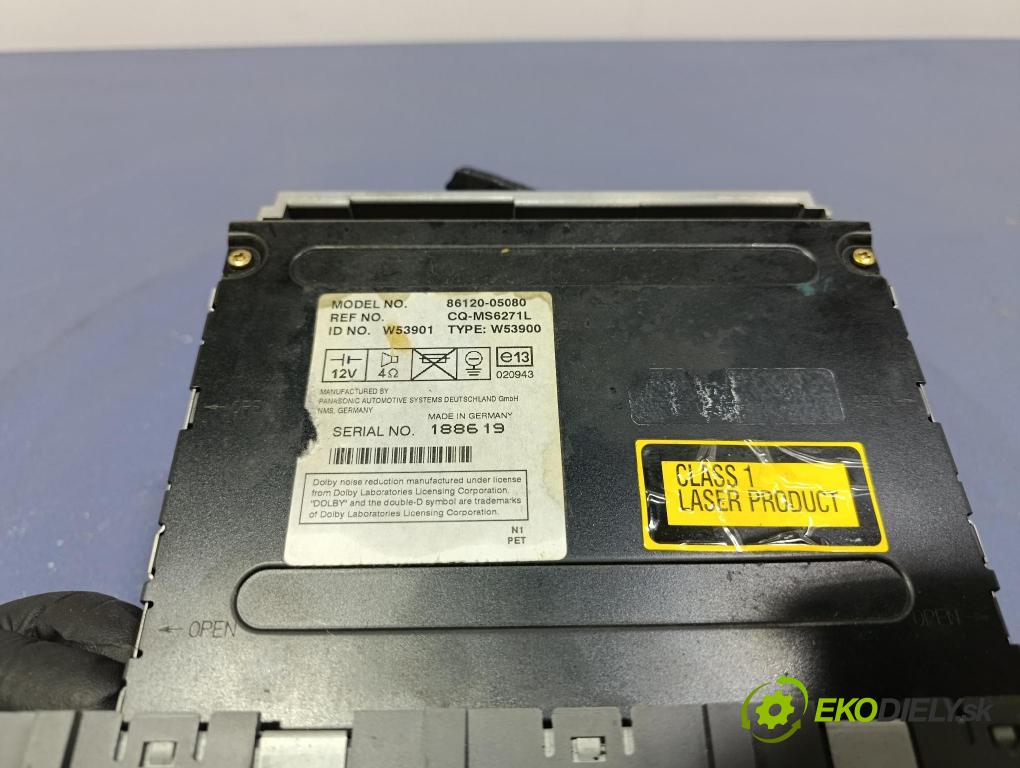Toyota Avensis 2003 Radio I Navigace: 86120-05080