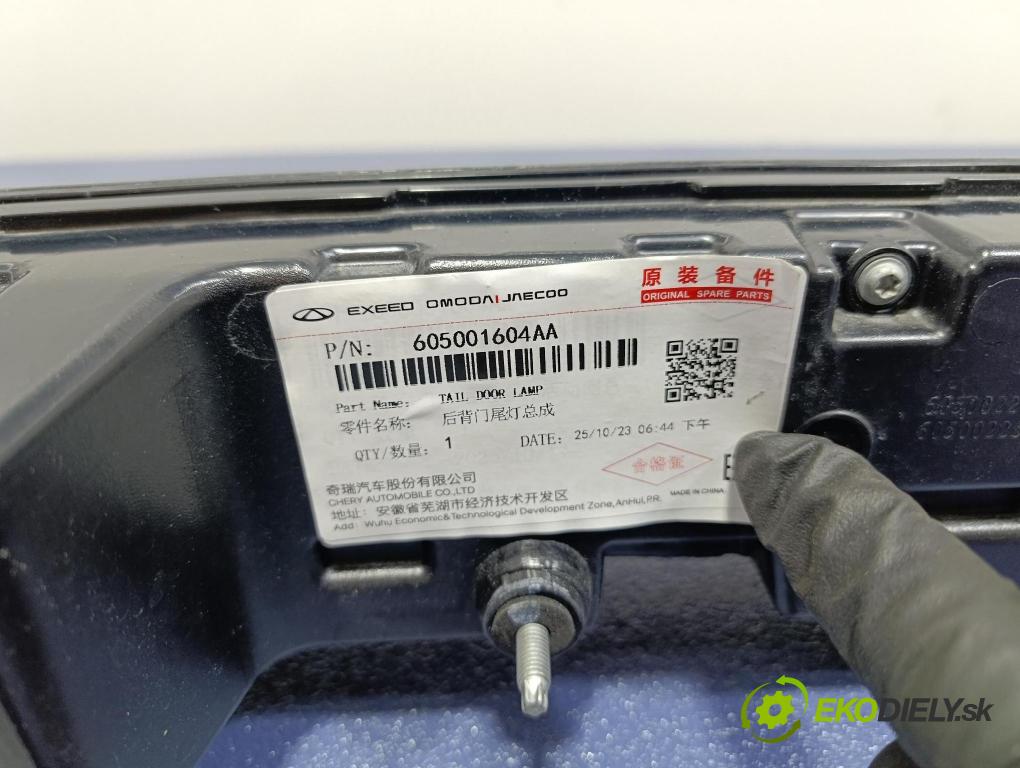 Chery Omoda 9 0 zaslepka: Zad: 605001604AA