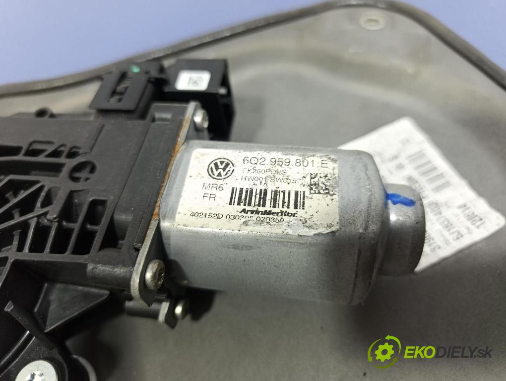 Skoda Fabia 2008 mechanizmus okna Okná: Predné v pravo: 5J1837402B
