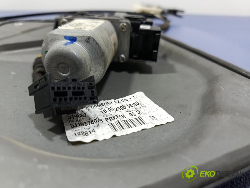 Skoda Fabia 2008 mechanizmus okna Okná: Predné v pravo: 5J1837402B