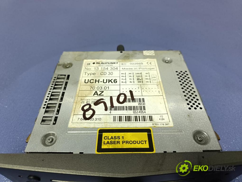 Opel Astra 2004 Radio I Navigace: 13154304