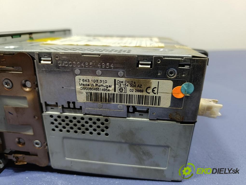 Opel Astra 2004 Radio I Navigace: 13154304