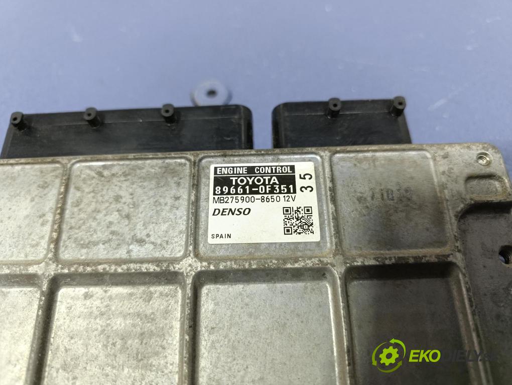 Toyota Verso 2014 riadiaca jednotka Motor: 89661-0F351