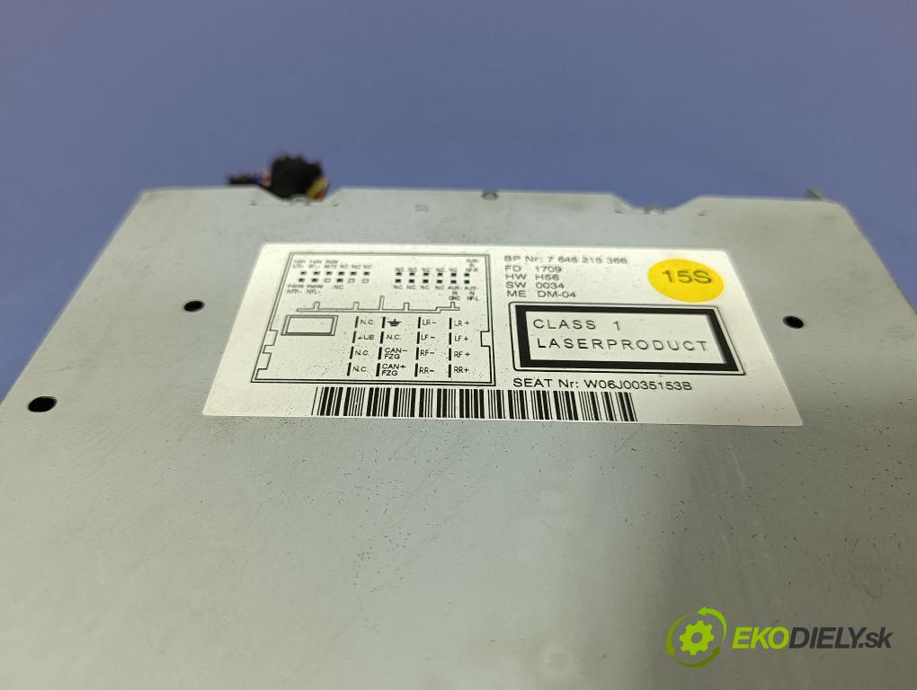 Seat Ibiza 2009 Radio I Navigácia: 6J0035153B