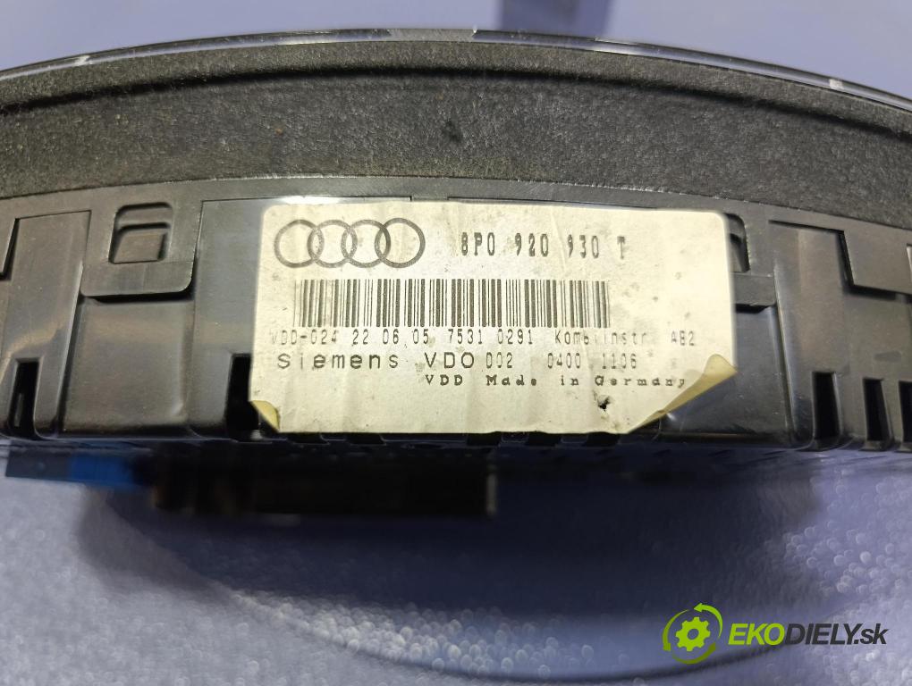 Audi A3 2005 prístrojovka/ budíky 8P0920930T