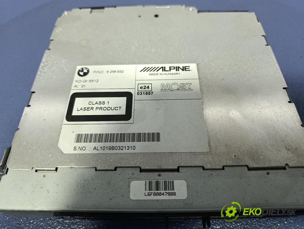 Bmw Seria 5 2011 Radio I Navigácia: 9258932