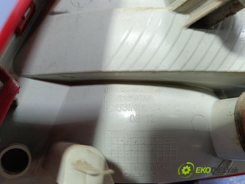 Skoda Fabia 2011 světlo Zad: levá Mimo: 08-665-1914L