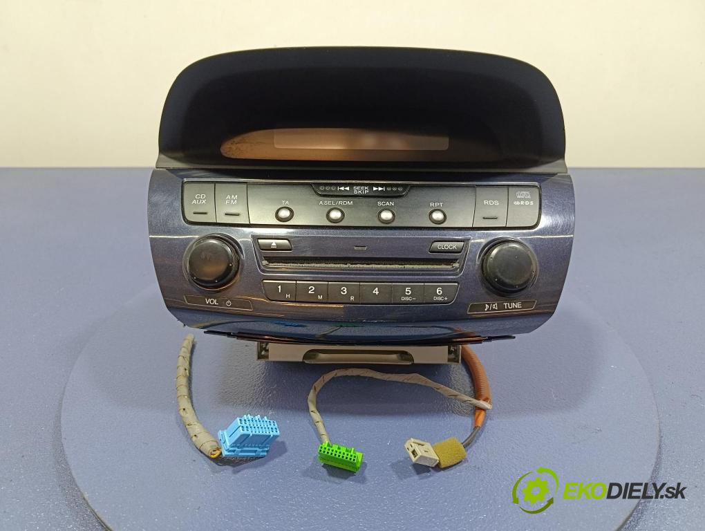 Honda Fr-v 2007 Radio I Navigácia: 39100-SJD-G02