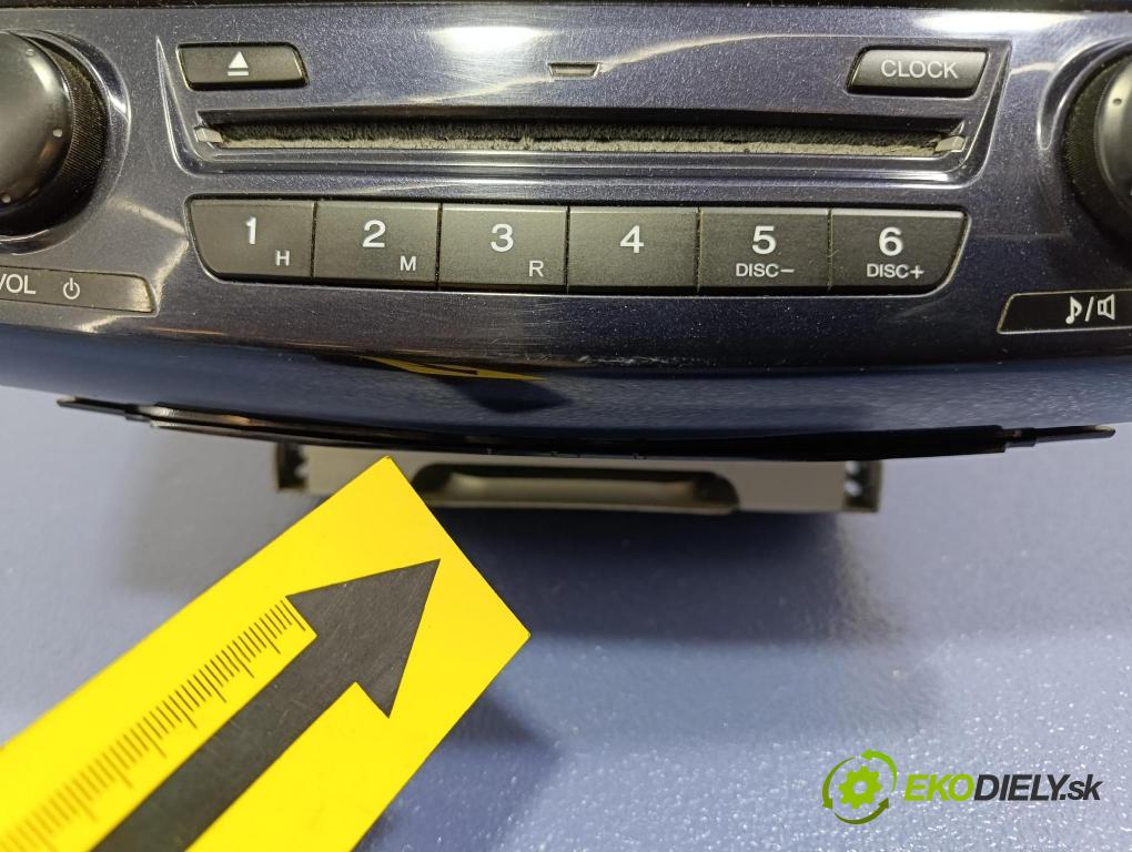 Honda Fr-v 2007 Radio I Navigácia: 39100-SJD-G02
