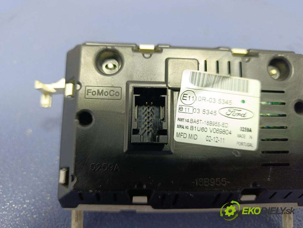 Ford Fiesta 2012 displej Radio / GPS BA6T-18B955-ED
