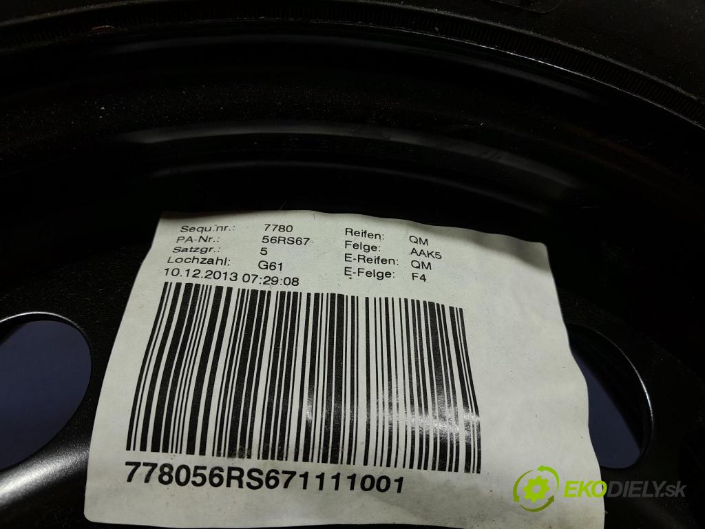 Opel Corsa 2014 koleso Prístup: 155001