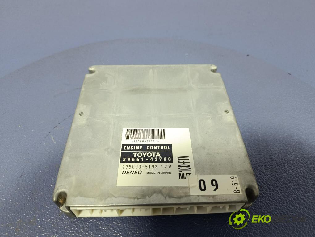 Toyota Rav4 2002 riadiaca jednotka Motor: 89661-42780