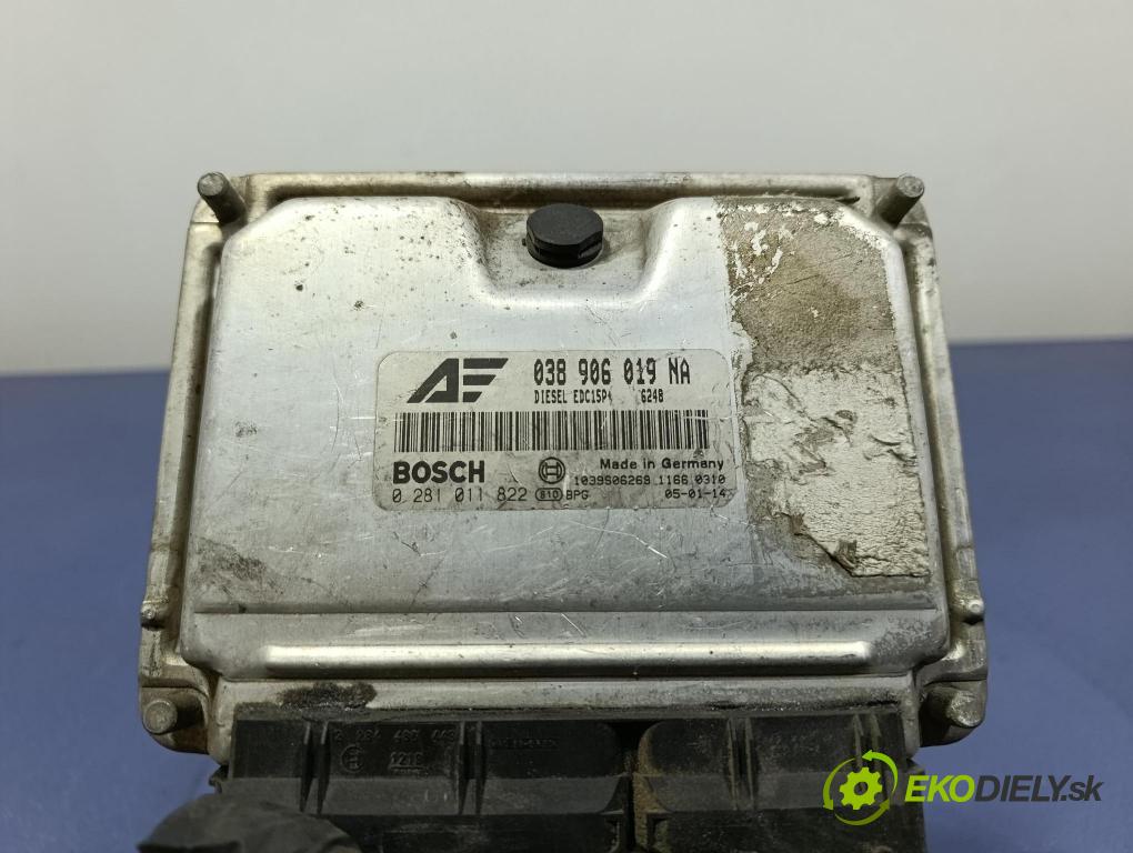 Vw Sharan 2005 řídící jednotka Motor: 038906019NA