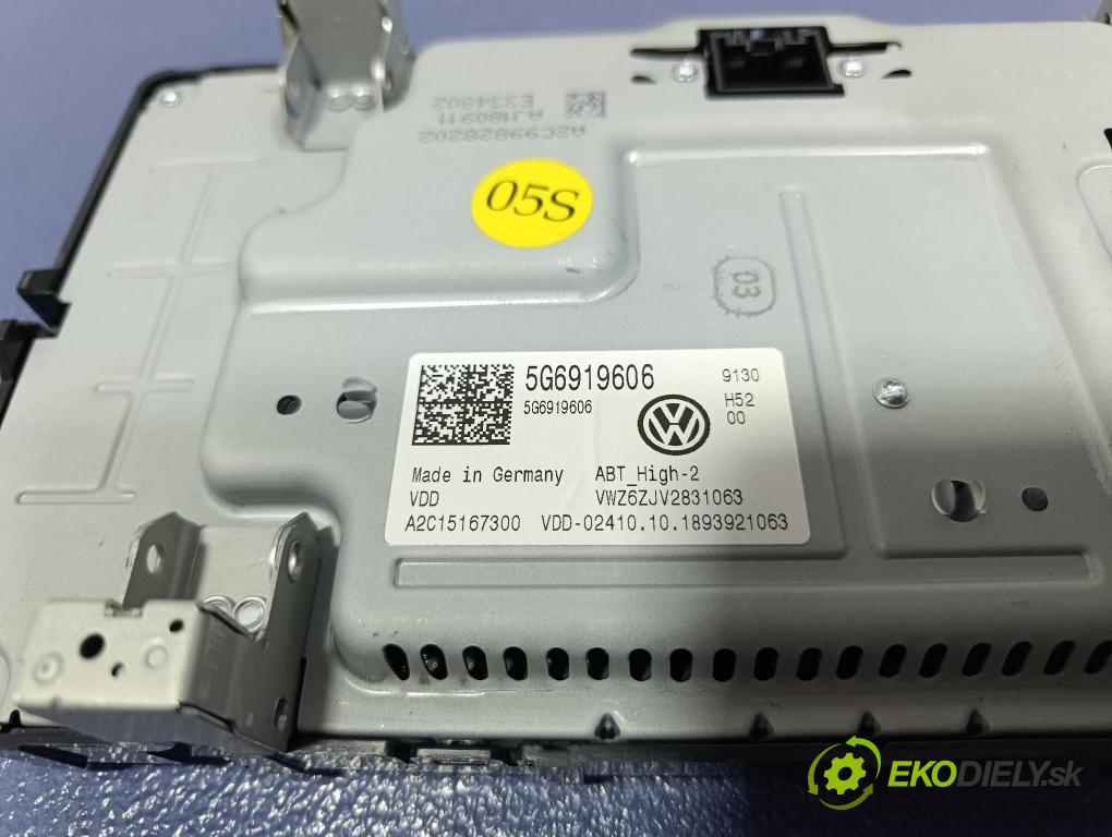 Vw Golf 2018 displej Radio / GPS 5G6919606