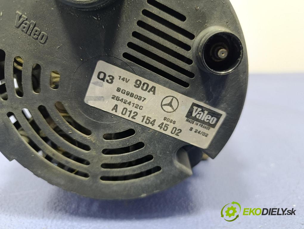 Mercedes A-Klasa 2002 Alternator A0121544502
