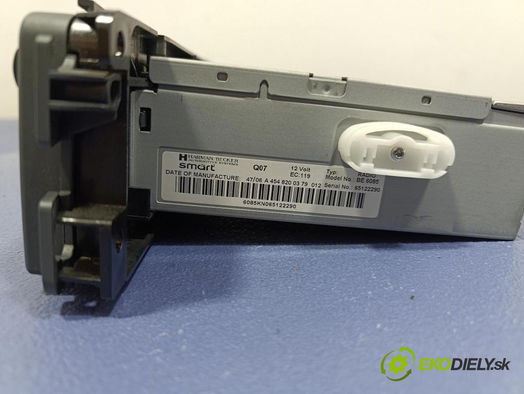 Smart Forfour 2001 Radio I Navigácia: A4548200379