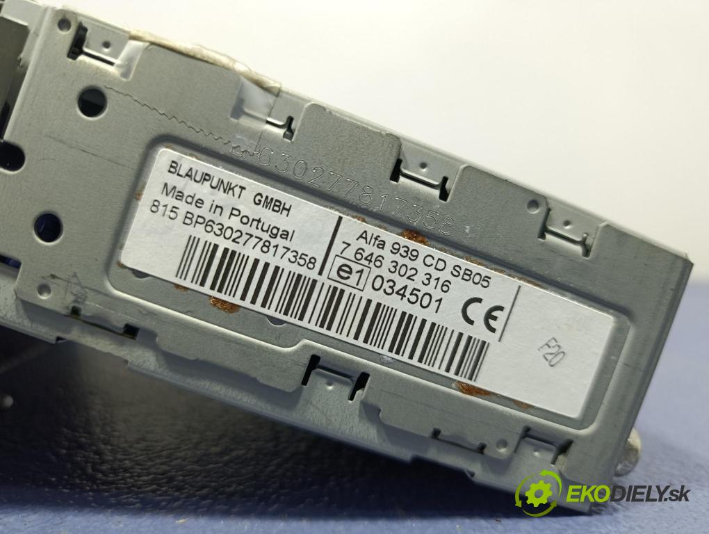 Alfa romeo 159 2007 Radio I Navigácia: 1560730930