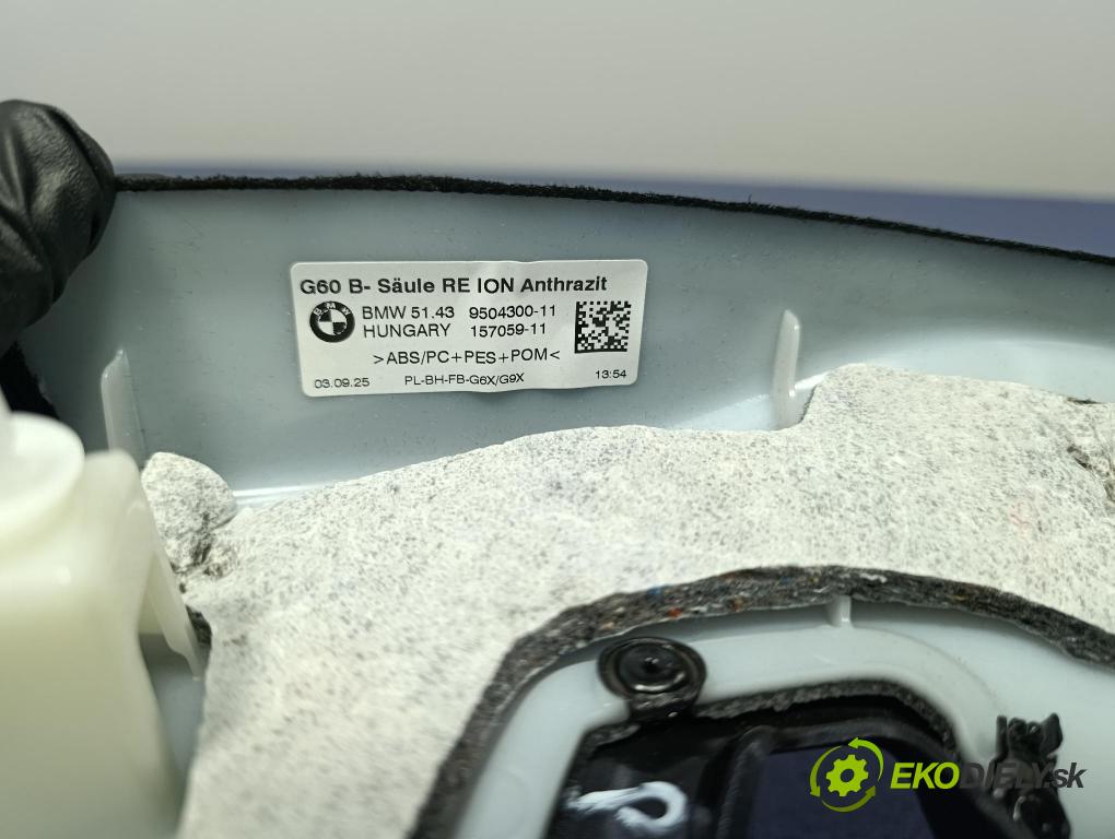 Bmw Seria 5 2025 kryt Plast: Interiéry: 9504300