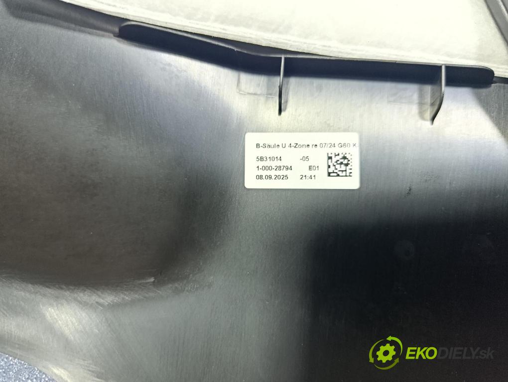 Bmw Seria 5 2025 kryt Plast: Interiéry: 5B31014