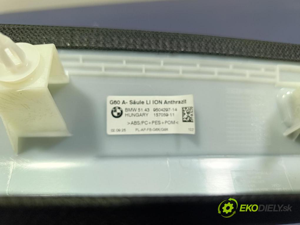 Bmw Seria 5 2025 kryt Plast: Interiéry: 9504297