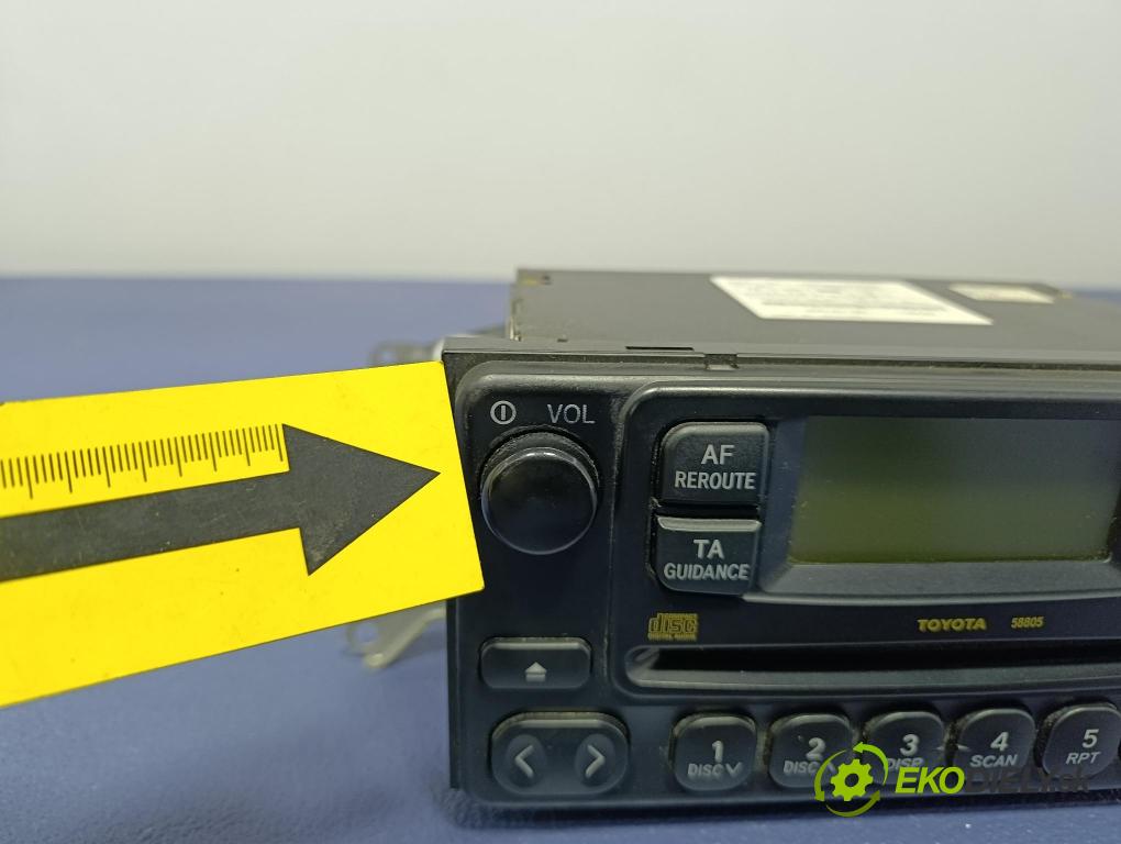 Toyota Previa 2001 Radio I Navigácia: 08600-00958
