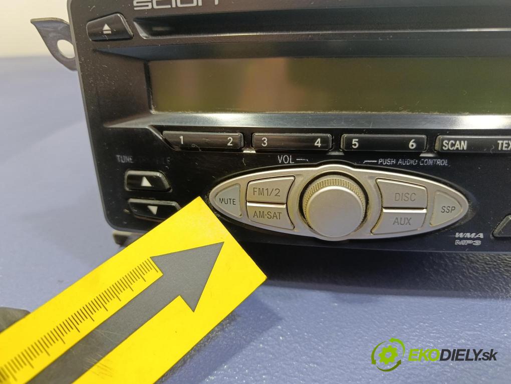 Toyota Scion xa 2006 Radio I Navigace: 08600-21800