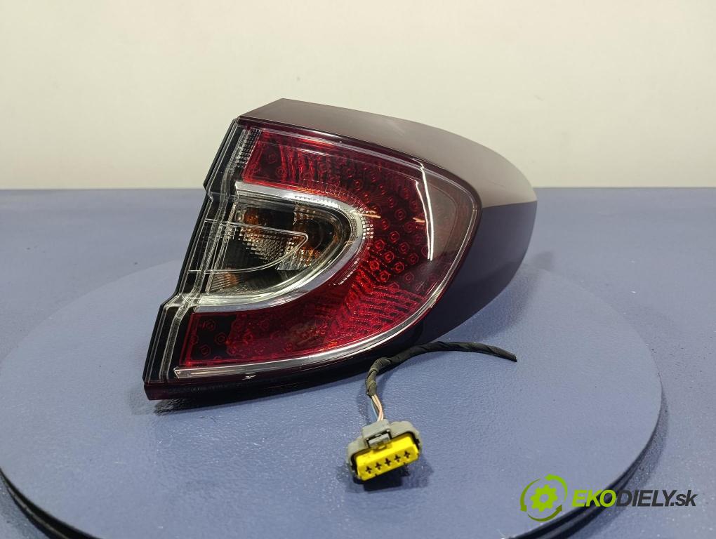Renault Megane 2009 svetlo / reflektor zad Prava: Vonkajsia: 551-1990R