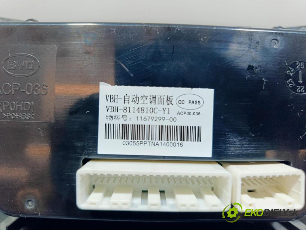 Byd Etp3 2022 prepínač Klimatizácia: Prúd vzduchu: VBH8114810CY1