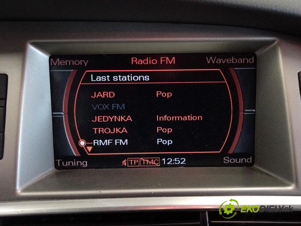 Audi A6 2008 Radio I Navigácia: 4E0919887M