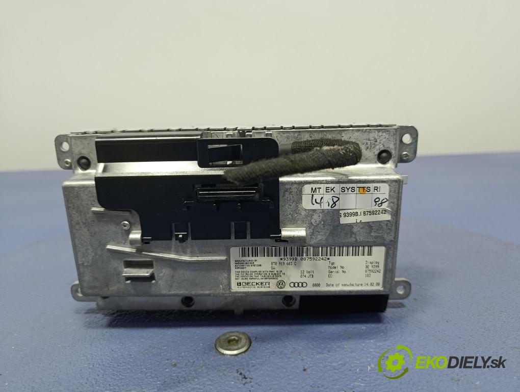 Audi A6 2008 Radio I Navigácia: 4E0919887M