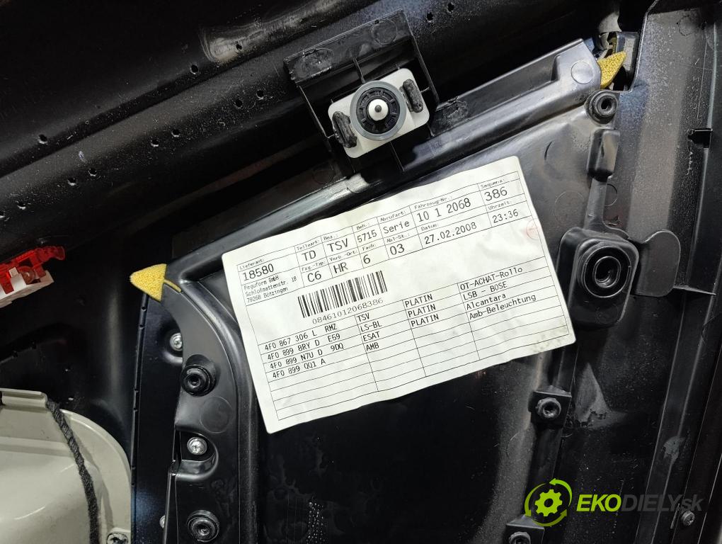 Audi A6 2008 Čalounictví: dvere zad Prava: 4F0867306