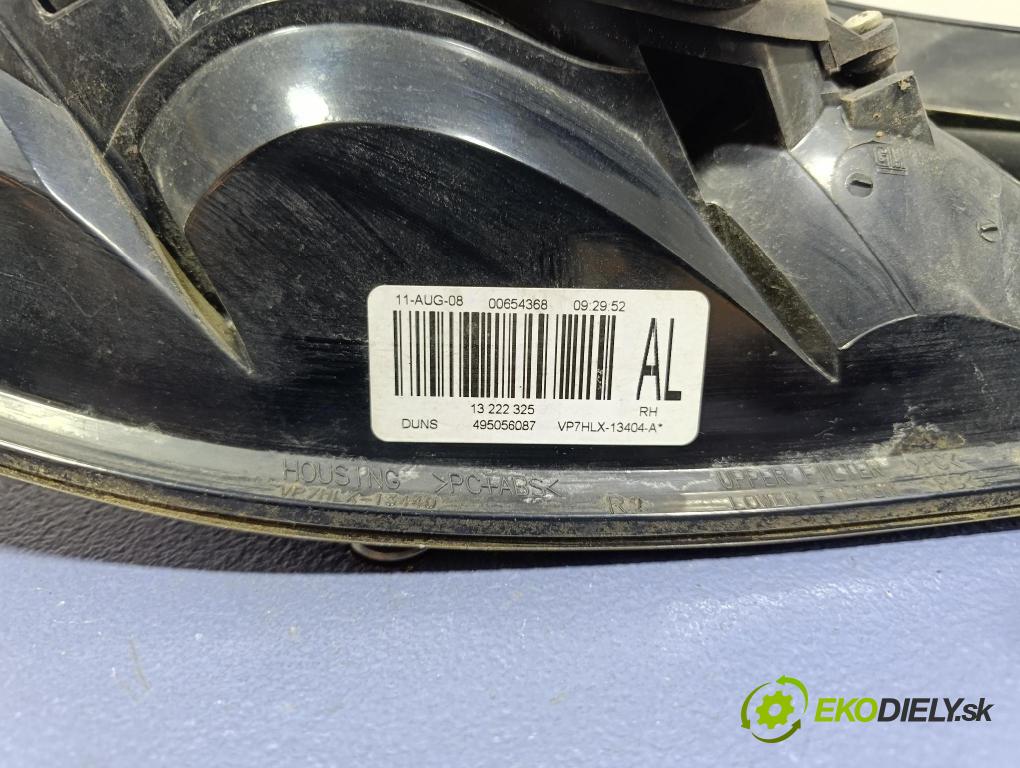 Opel Astra 2011 světlo Zad: Práva: Mimo: 13222325