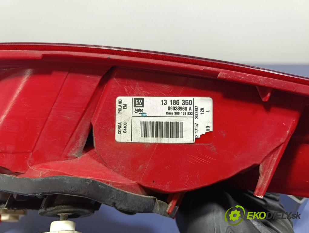 Opel Corsa 2008 světlo Zad: levá Mimo: 13186350