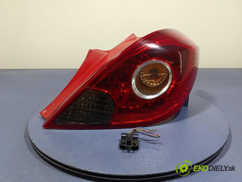 Opel Corsa 2008 světlo Zad: Práva: Mimo: 13186351