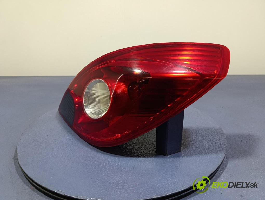 Opel Corsa 2008 světlo Zad: Práva: Mimo: 13186351