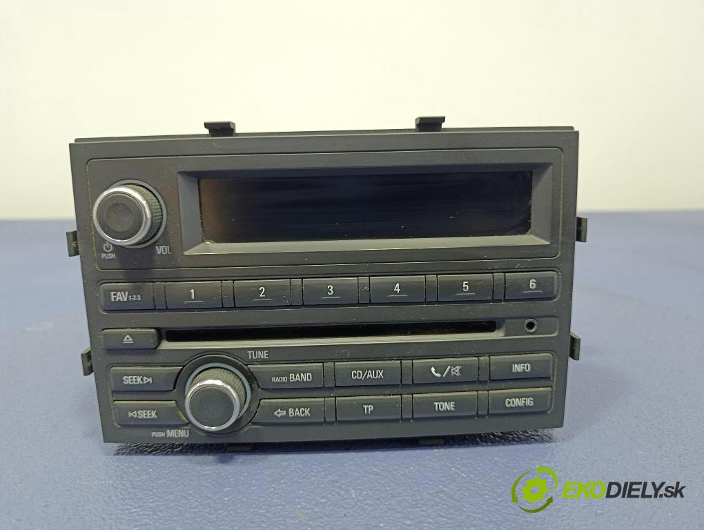 Chevrolet Aveo 2011 Radio I Navigace: 95494095
