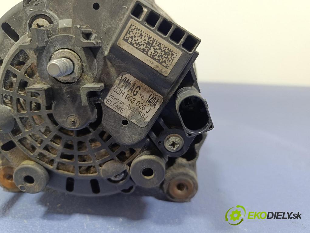 Vw Crafter 2023 Alternator 03H903026J